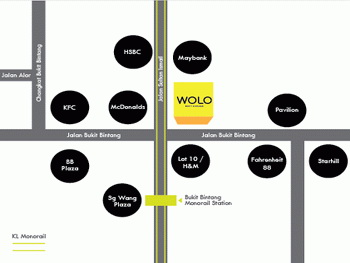 Kuala Lumpur, WOLO Hotel Bukit Bintang